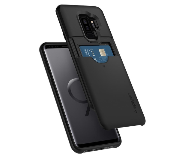 Etui Slim Armor CS do Samsung Galaxy S9+ czarne - 417827 - zdjęcie